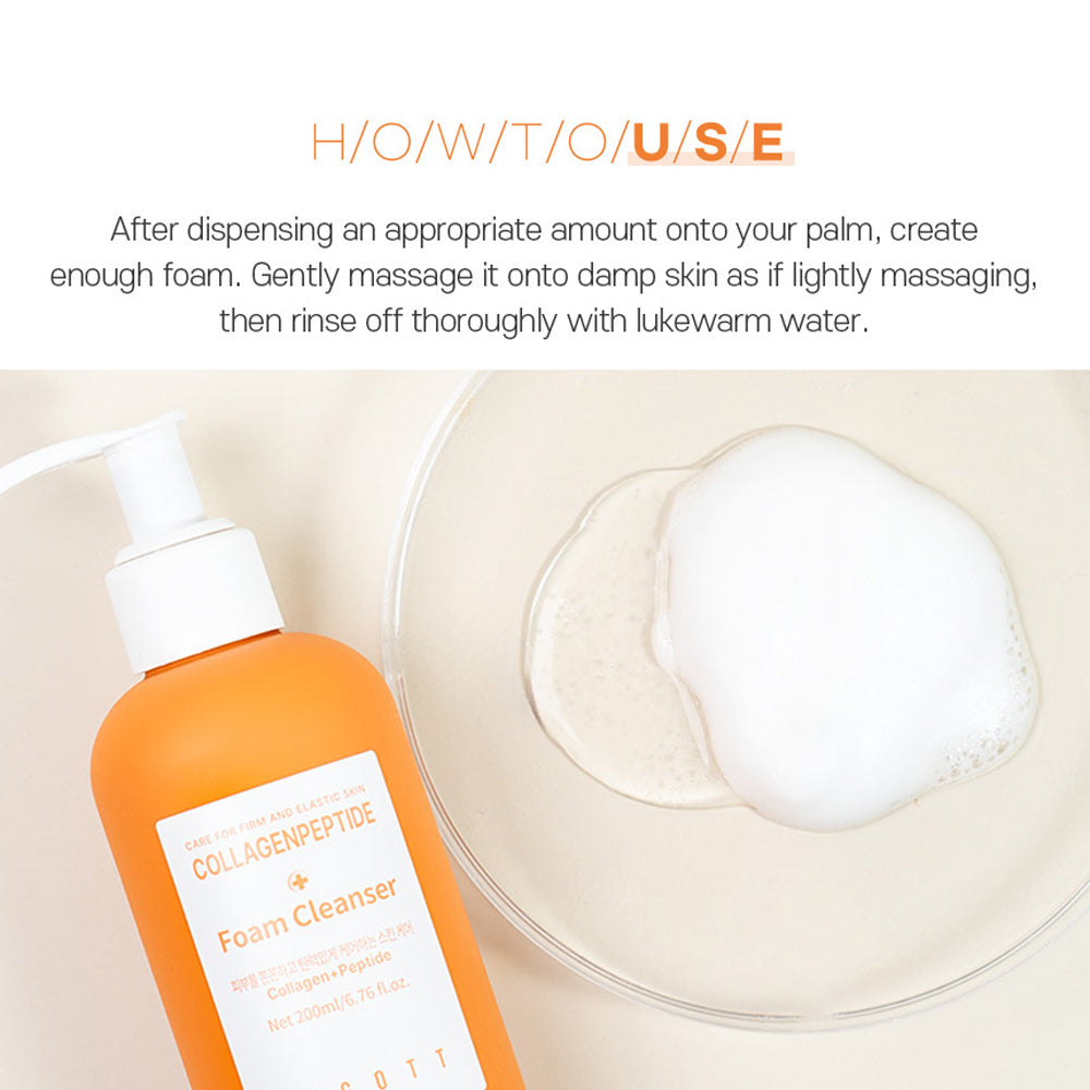 Jigott Collagen Peptide Foam Cleanser