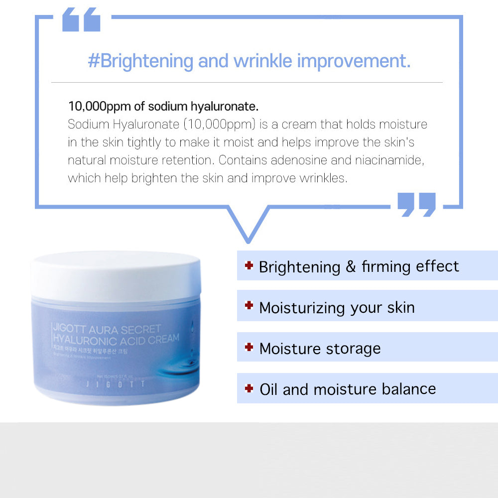 Jigott Real Hyaluronic Acid Cream