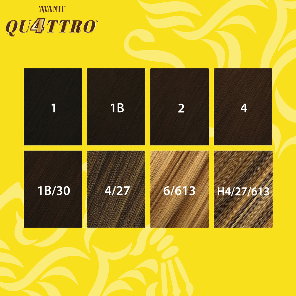 QUATTRO Straight 4PC Weave Bundle